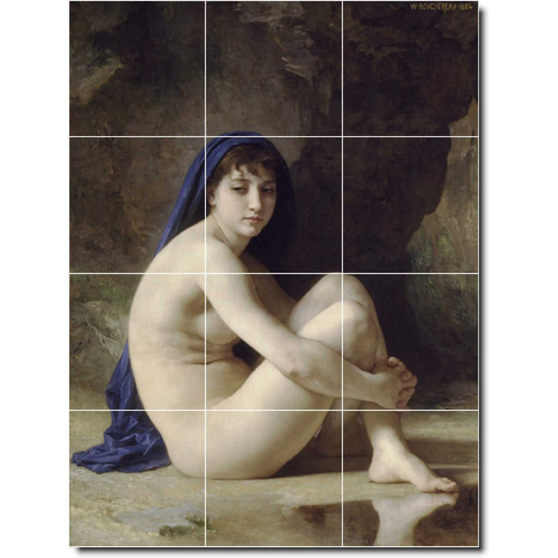 Carreau de peinture murale 24 po x 32 po 8 po x 8 po, Nu 746