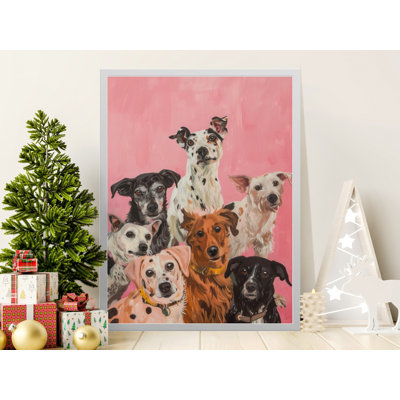 Dog Wall Art, Puppy Print, Pet Portrait, Animal Art, Canine Decor, Framed Wall Art, Multiple Sizes, Art Print