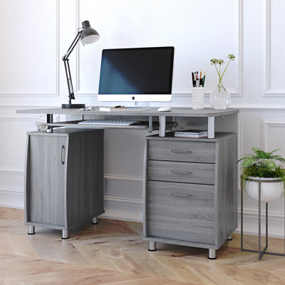 Bureau d'ordinateur complet avec rangement