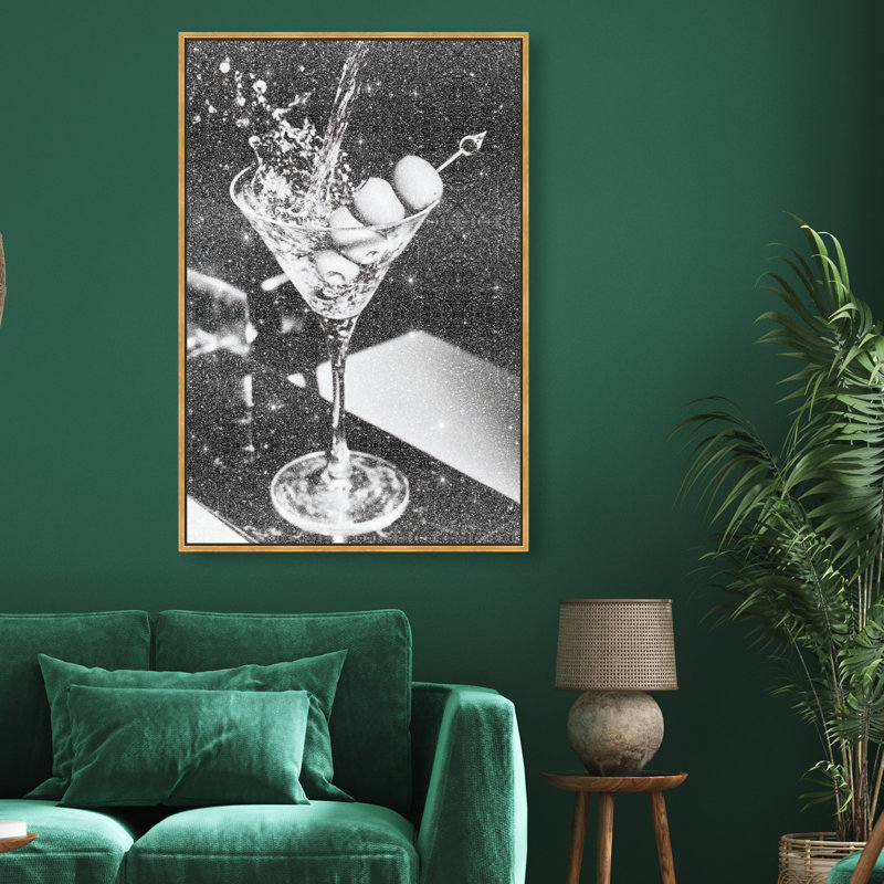 Chill Time III Print by Oliver Gal, 16"H x 11"W, Gold Floater Frame