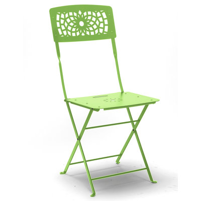 Newt Foldable Outdoor Patio Dining Side Chair