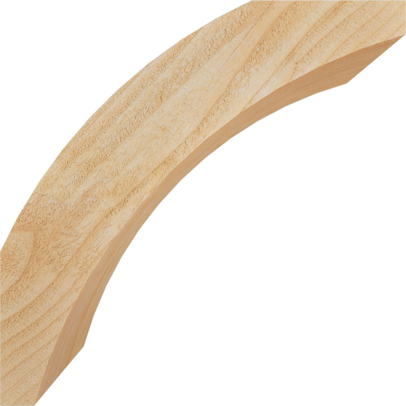Genouillère Thorton, Sapin Douglas de 6 po (sciage brut), 16 po X P 16 po H