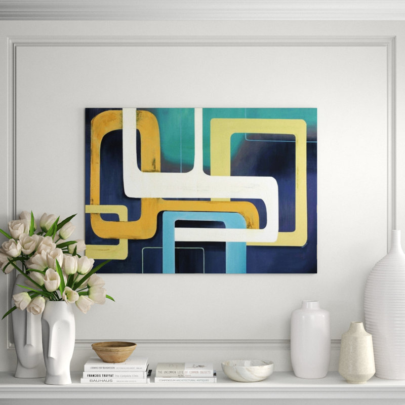 Retro-Grade Painting by Sydney Edmunds, Outdoor, 30" H x 42" W