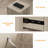 Modern 3 Drawers Nightstand With Rounded Table Corners-1957511904