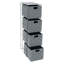 JVL Fabric Decorative Bin