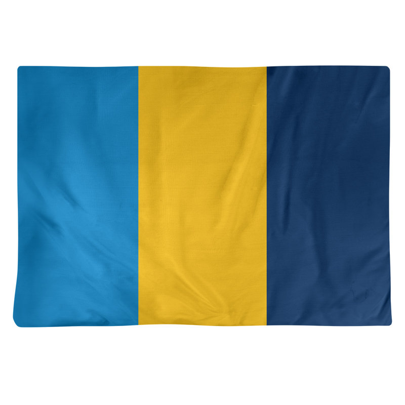 Récapitulatif en coton 18 po football La Power, Bleu clair / jaune / bleu marine