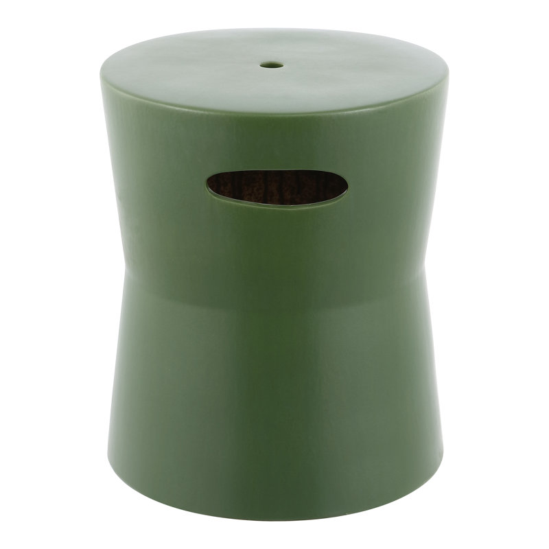Ghanem End Table, Moss Green