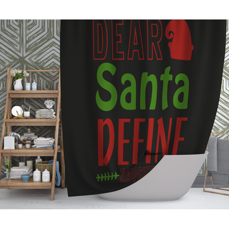 Dietbert Abstract Shower Curtain, 72" H x 70" W