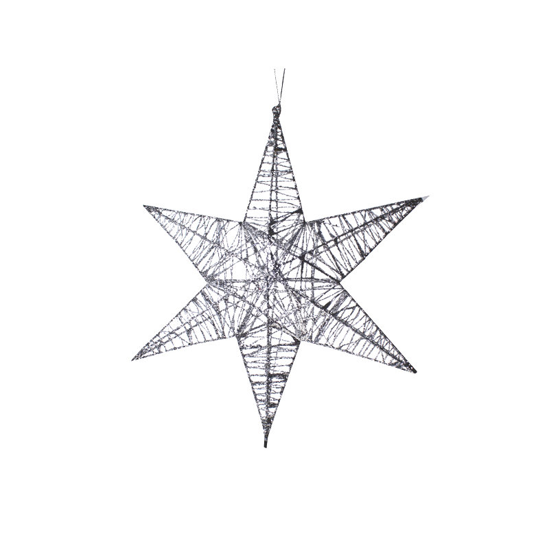 Metal Astrology & Stars Holiday Shaped Ornament, 25cm H x 25cm W x 10cm D