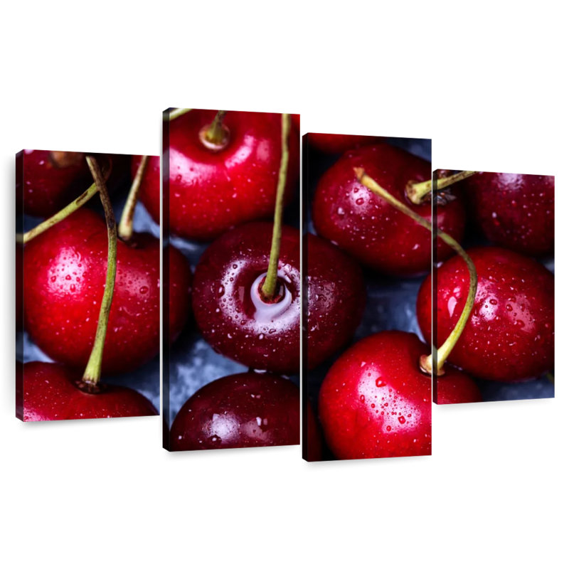 Cerises rouges mûres Yarlin, H 27 po x l 43 po