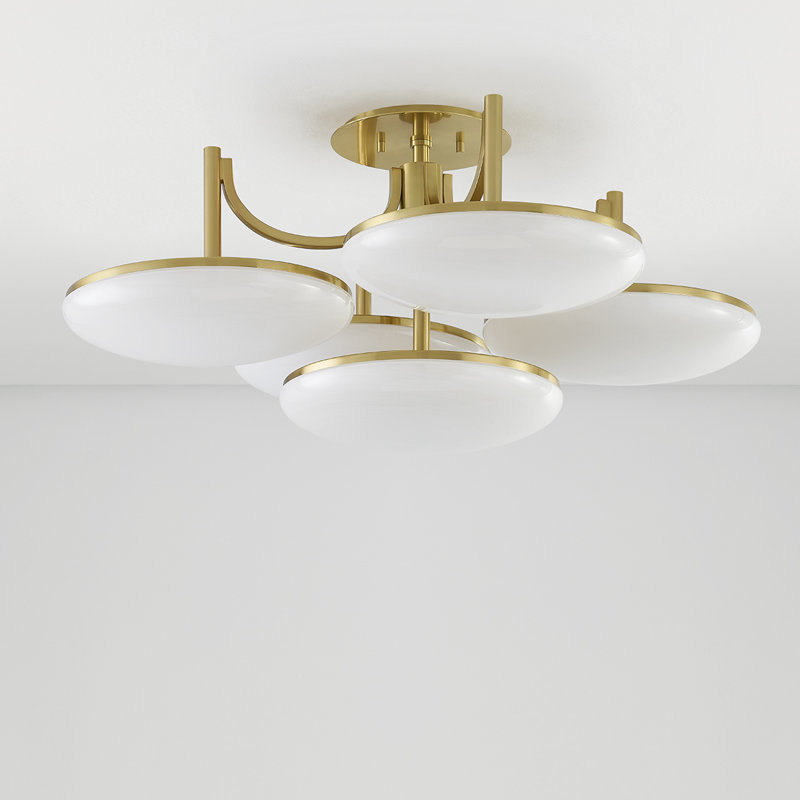 Bregman 5 Light Semi Flush