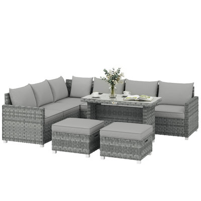 Rattan Sofa Set