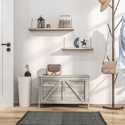 HOMCOM 30" Farmhouse Storage Chest