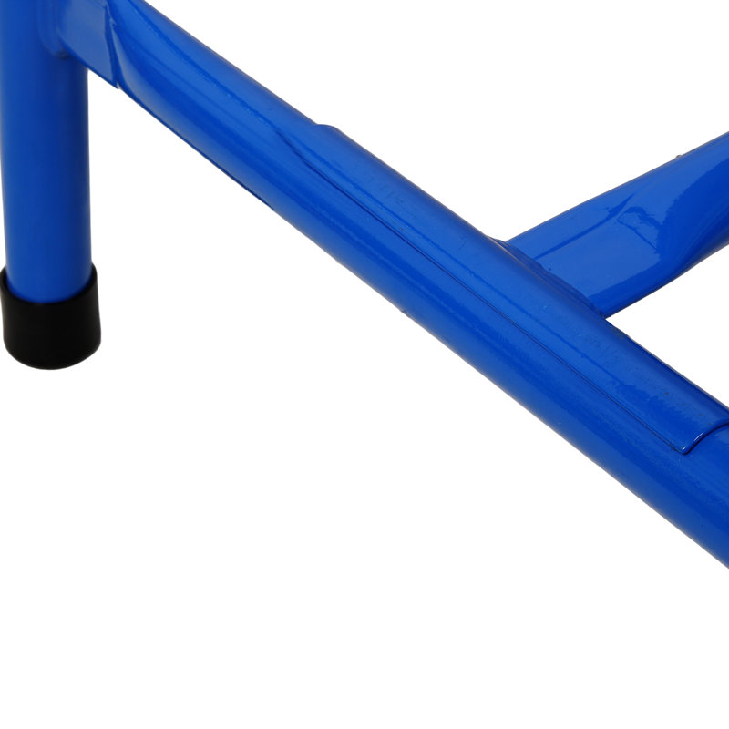 Établi d'assemblage pliable avec capacité de 660 lb, 47 pouces de long et 24,5 pouces de large, bleu pour les petits espaces de vie d'atelier, dimensions de 47 x 24,5 pouces, installations créatives pour la maison