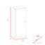 Garde-manger rectangulaire Richmond blanc