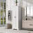 Storage Cabinet With Two Doors For Bathroom, Office, Adjustable Shelf, MDF Board-1110385115