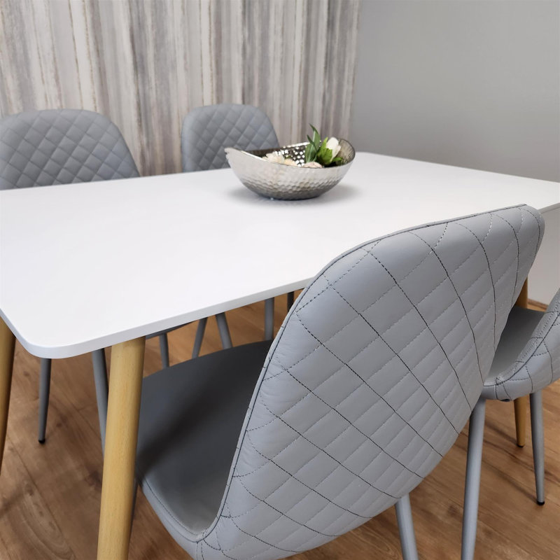 Ampthill 3 - Person Dining Set, Grey