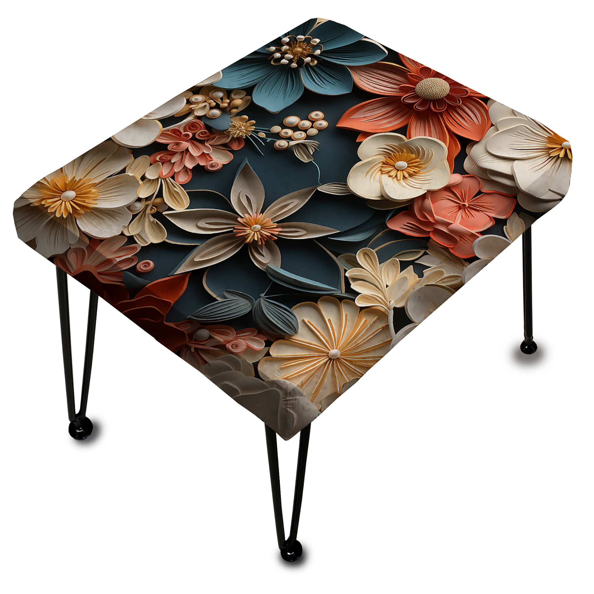Design Art Origami Inspirations - Oriental Rectangle Ottoman - Wayfair ...