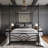 Zelai Metal Canopy Bed-761839250-761839253