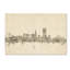« san francisco », impression sur toile tendue, impression sur toile tendue, "music sheet" par michael tompsett-15722368