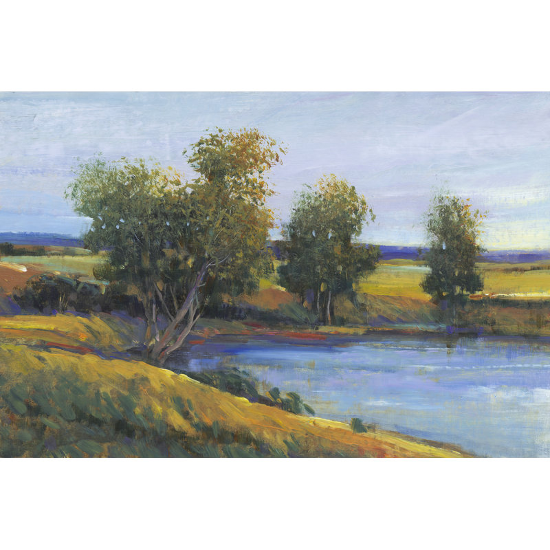 Trees Reflection II by Tim OToole - Wrapped Canvas Art Prints, 30cm H x 46cm W x 3.8cm D