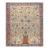 Rug & Kilim’S  Bakhtiari Style Rug In Beige With Colorful Floral Patterns