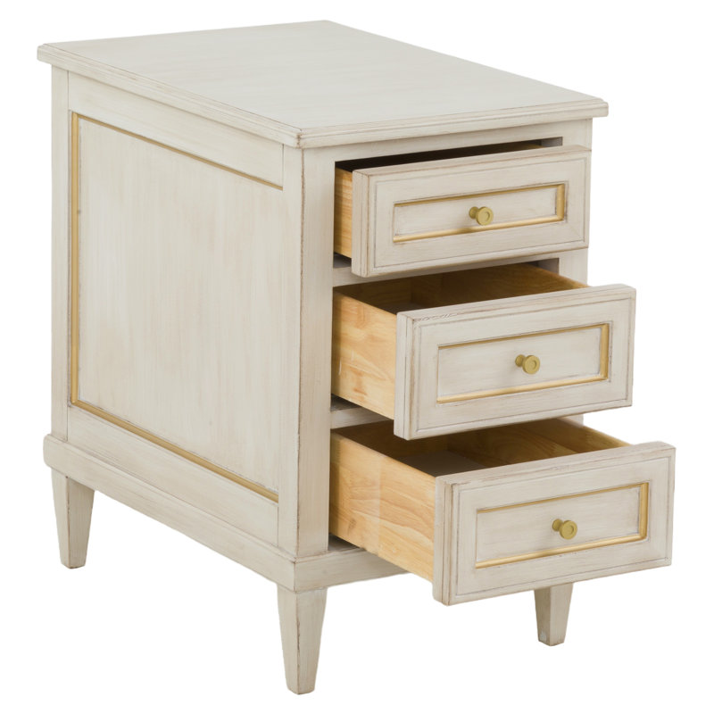 Matteo End Table, Champagne Mist