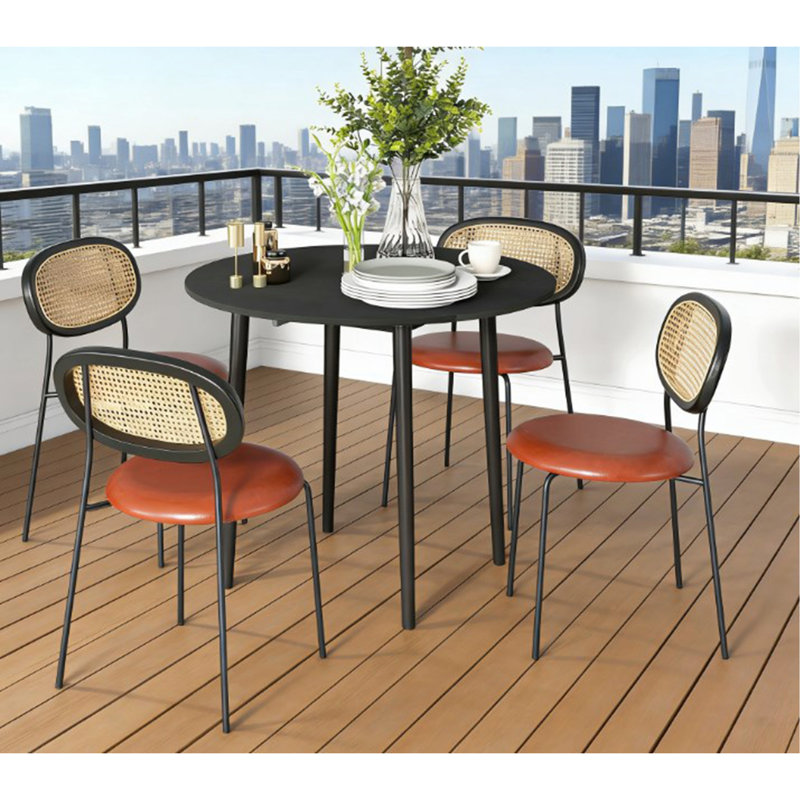 Table de salle à manger ronde, pliante, pour petits espaces