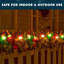 Guirlande de Noël, 9 lumières à bulles