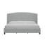 Lit plateforme à oreilles tapissier Aubreana, gris-1375630432