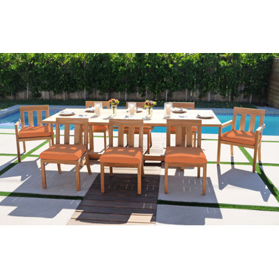 Chatsworth 9 Piece Dining Set With 42" Expansion Table