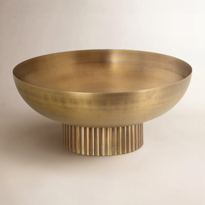 Sealy Round Metal Decorative Bowl