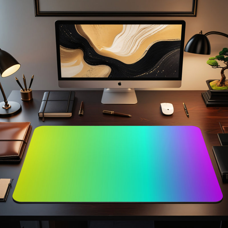 Polyester Desk Pad, 31.5x15.5