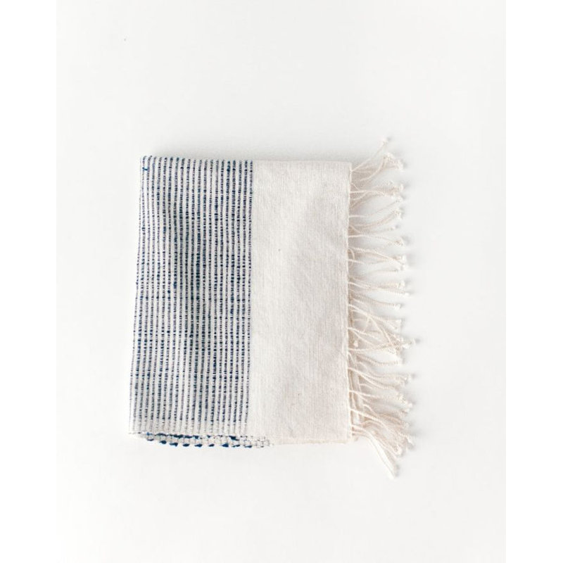 Riviera Cotton Hand Towel, Blue