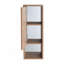 Armoire de rangement murale pour salle de bain avec porte à fermeture douce pour un rangement peu encombrant et sans encombrement (sans miroir)