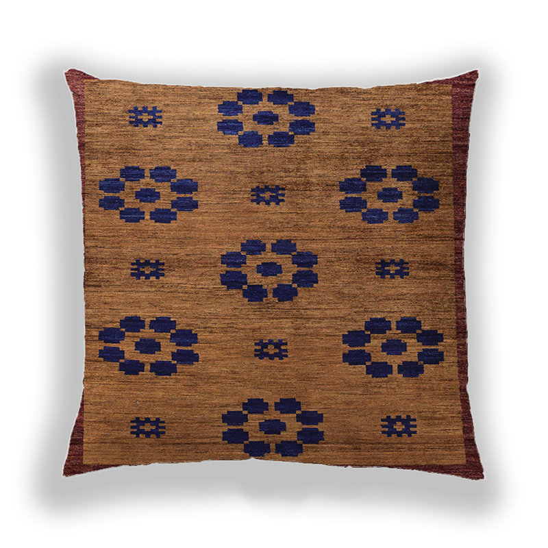 Alan-John Geometric Throw Pillow, Microsuede