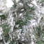 Arbre de Noël artificiel enneigé avec pin de montagne 7,5 pi avec base Fraser Hill Farm-1216549681