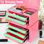 Boîte de rangement à tiroirs pour le maquillage et les médicaments, rose, facile à nettoyer.-628788170