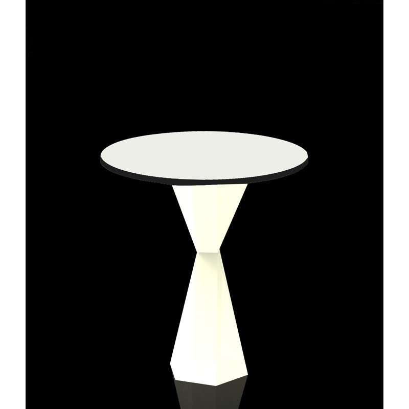 Table de salle à manger en plastique Vertex, 23.25"