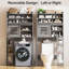Armoire de rangement au-dessus de la toilette avec portes coulissantes Daylah-709223592