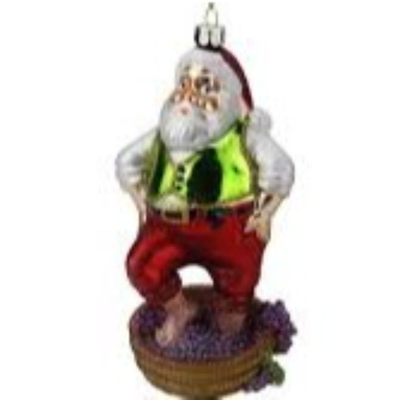 Ornement de Noël en verre 6 po