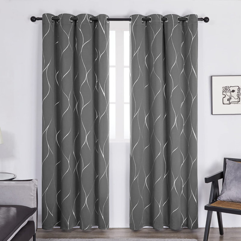 Ciclali Blackout Curtain Pair, 55cm Width x 245cm Drop