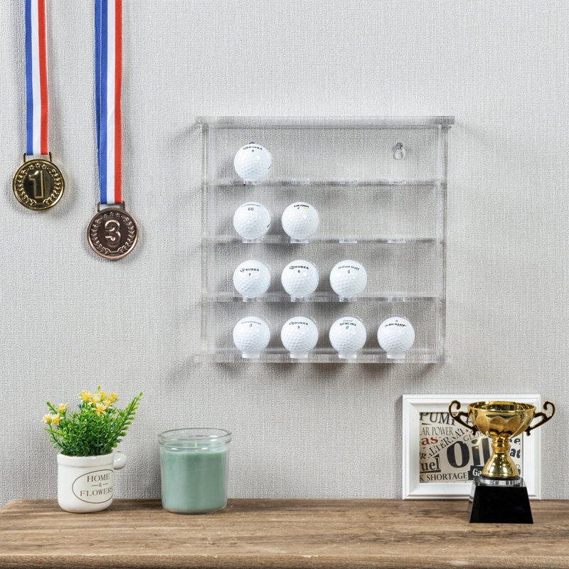 Acrylic Wall Golf Ball Display Case