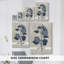 Fleurs pressées bleu marine - Cavas enveloppés de galerie-540215691