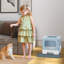 Plastic Enclosed Litter Box with Scoop-1327451767