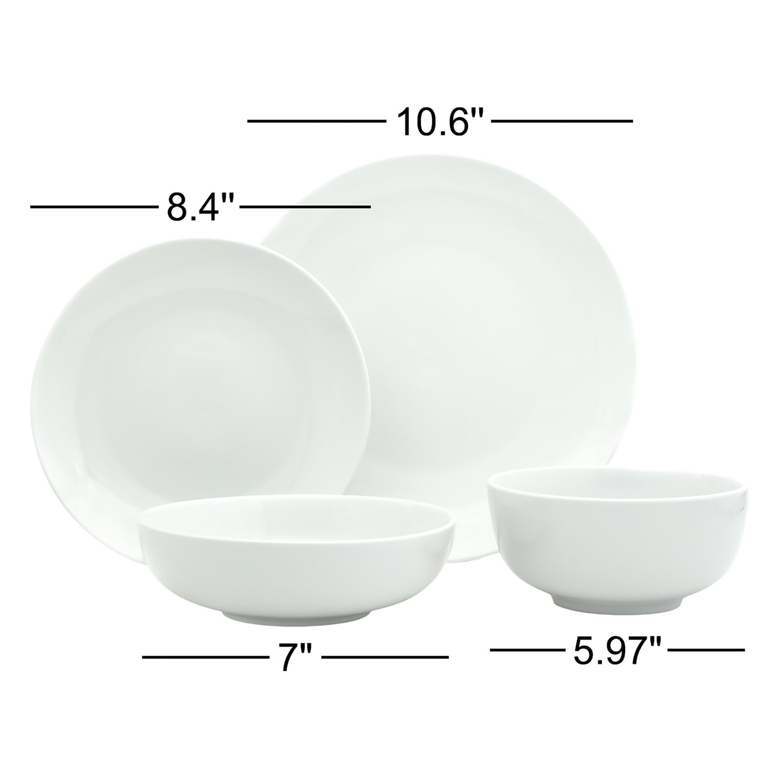 Essential 16 Piece Dinnerware Set