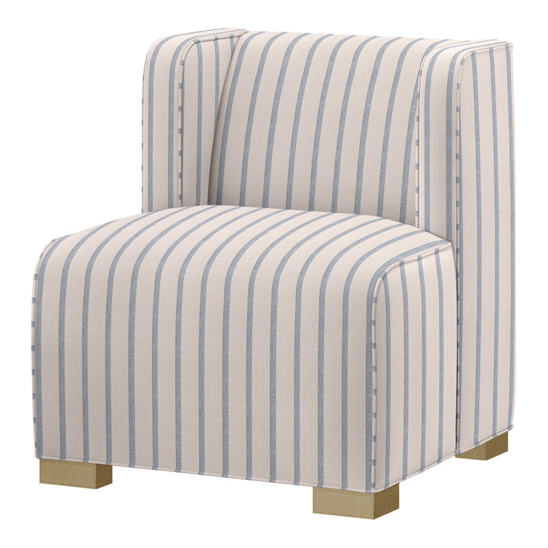 TAU Upholstery Slipper Chair, Dune, Page Oyster (Performance fabric) 1355-92