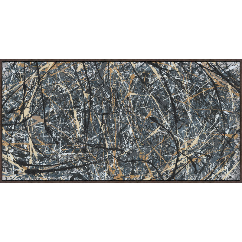 Lone Chaos Print by Guseul Park, 48.5" H x 95.5" W, Glass Coat