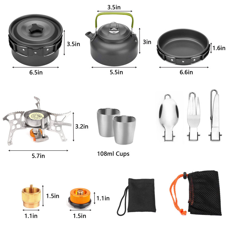 Smith Barton Single Burner Propane Cooking Kit