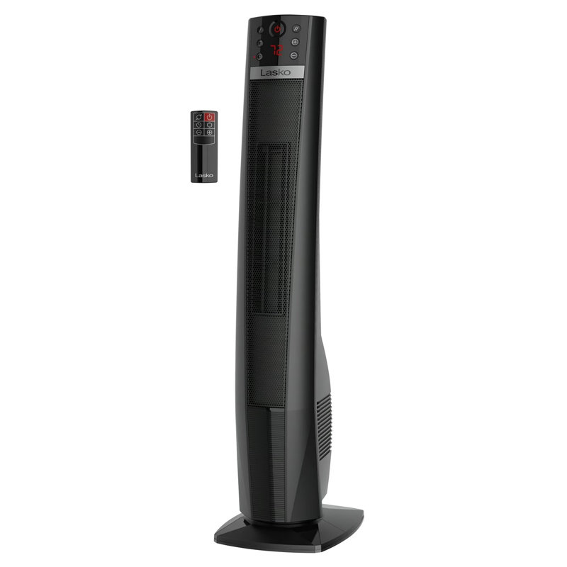 Chaufferette tour en céramique 32 "1500W Lasko, télécommande, minuterie, noir